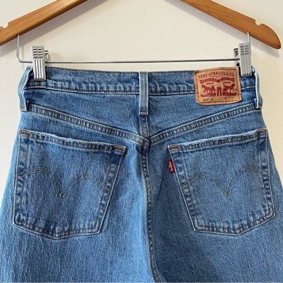 Levi's Premium 501 Skinny High Rise Button Fly WOMEN'S JEANS Size 26 - Picture 5 of 12